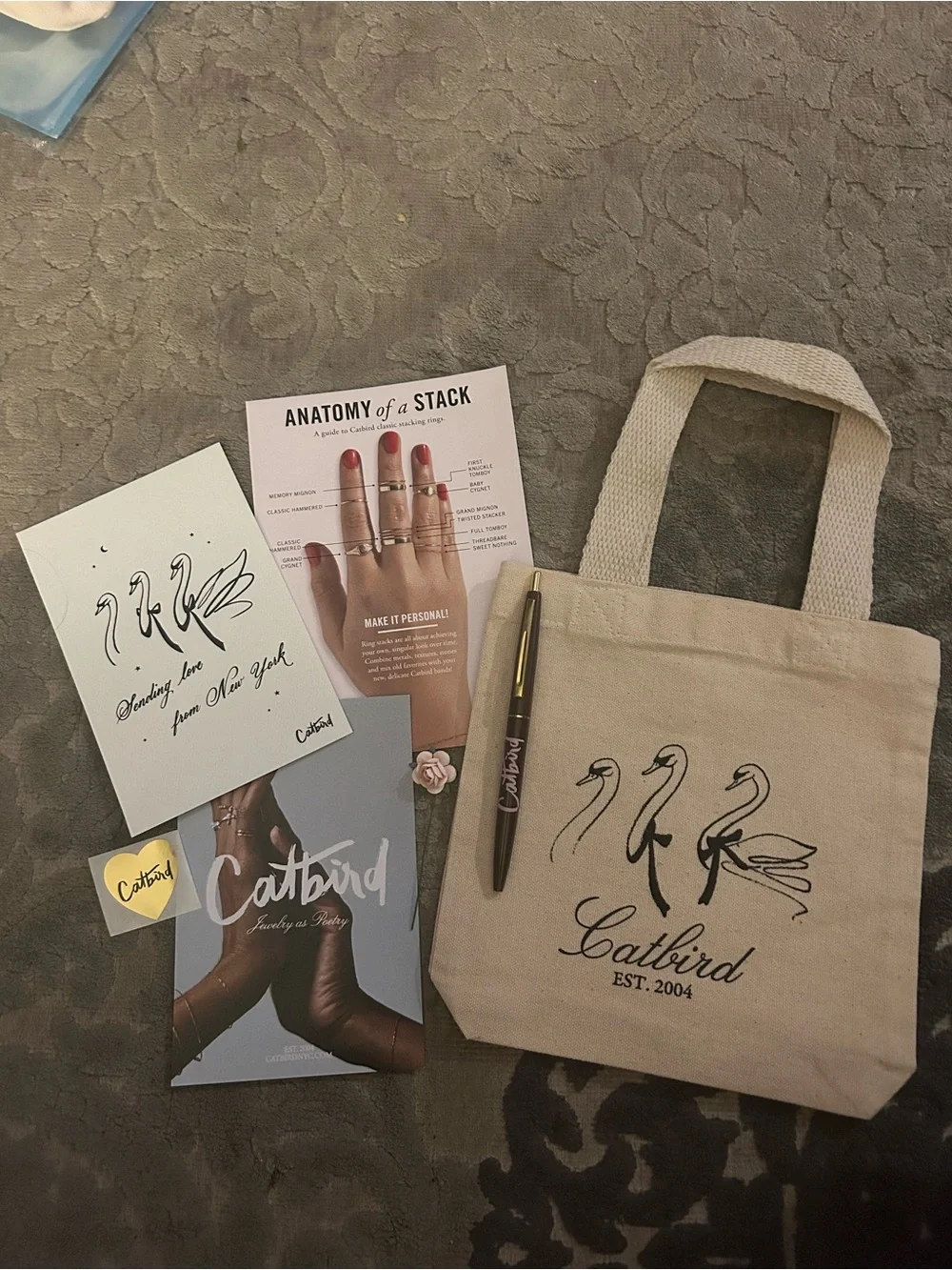 NEW Catbird Natural Canvas Tote with Swan Illustration + Swag & Discount Code
